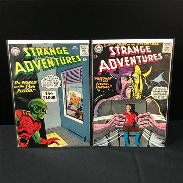 LOT OF 2 STRANGE ADVENTURES COMICS #171-172 - DC COMICS