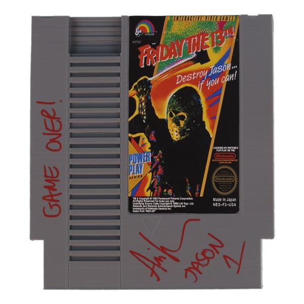 ARI LEHMAN SIGNED AND INSCRIBED VIDEO GAME - JSA COA