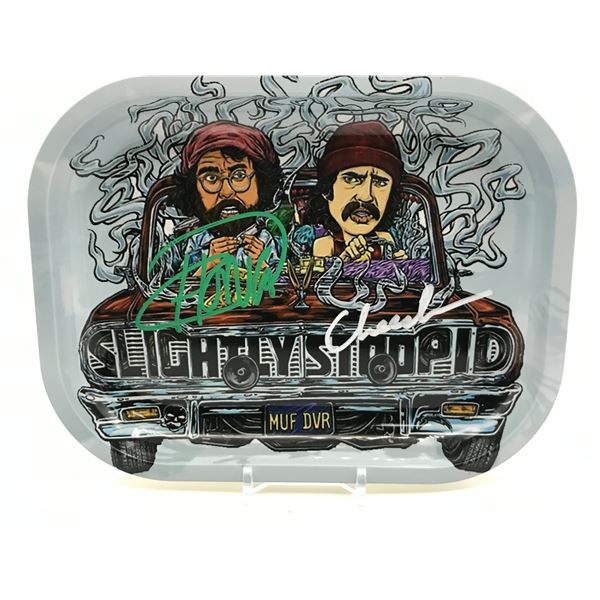TOMMY CHONG AND MARIN CHEECH SIGNED ASH TRAY (KB COA)