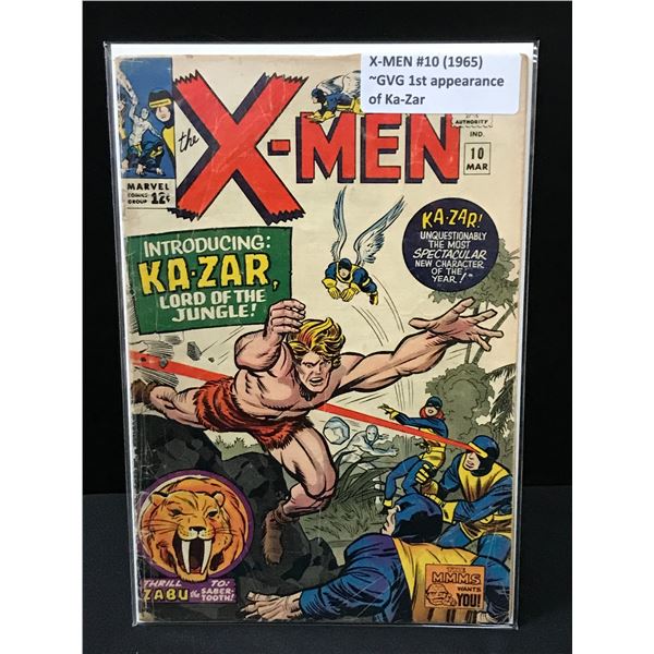 X-MEN #10 1ST APPEARANCE OF KA-ZAR - MARVEL COMICS