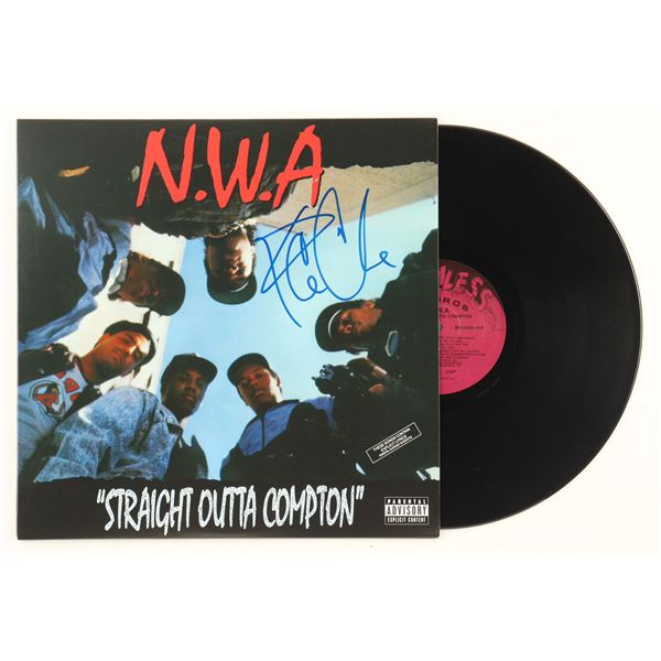 ICE CUBE SIGNED NWA CD SLEEVE - BECKETT COA