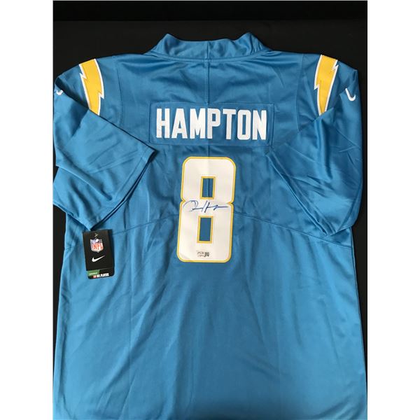 OMARION HAMPTON SIGNED LOS ANGELES CHARGERS JERSEY - ACE COA