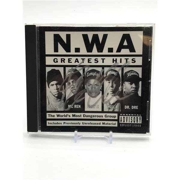 ICE CUBE SIGNED NWA CD SLEEVE - ACE COA