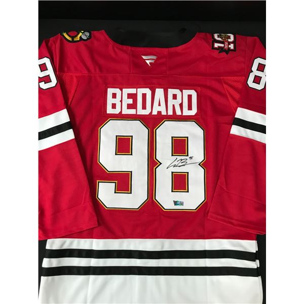 CONNOR BEDARD SIGNED CHICAGO BLACKHAWKS JERSEY - ACE COA