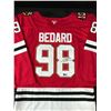 Image 1 : CONNOR BEDARD SIGNED CHICAGO BLACKHAWKS JERSEY - ACE COA
