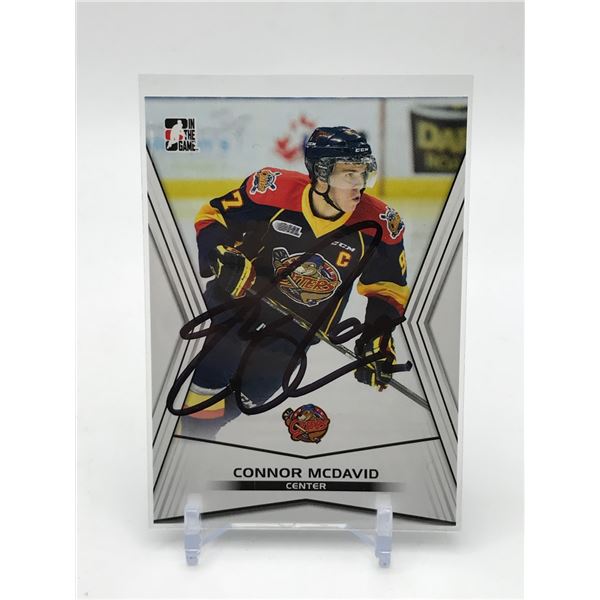 CONNOR BEDARD SIGNED TRADING CARD