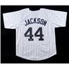 Image 1 : REGGIE JACKSON SIGNED NEW YORK JERSEY - BECKETT COA
