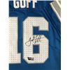 Image 2 : JARED GOFF SIGNED DETROIT LIONS JERSEY - ACE COA
