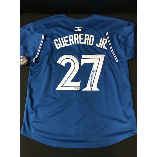 VLADIMIR GUERRERO JR SIGNED TORONTO BLUE JAYS JERSEY - ACE COA