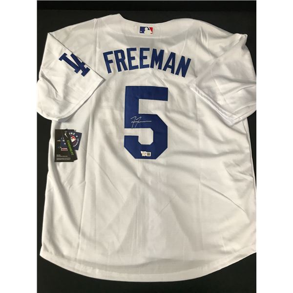 FREDDIE FREEMAN SIGNED LOS ANGELES DODGERS JERSEY - ACE COA