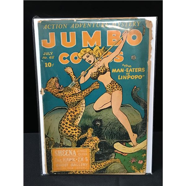 JUMBO COMIC #65 - FICTION HOUSE