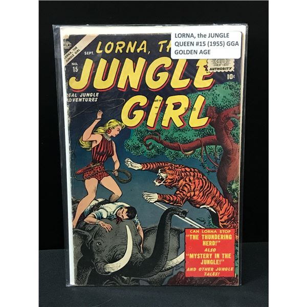 LORNA THE JUNGLE QUEEN #15 - ATLAS COMICS