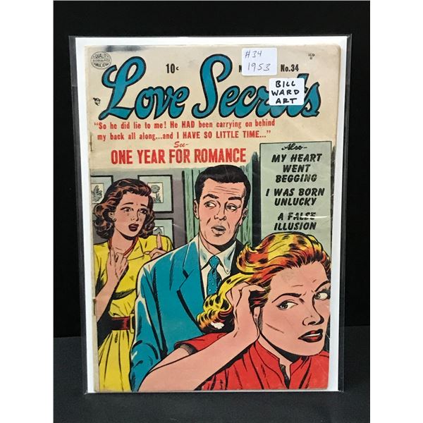 LOVE SECRETS #34 - QUALITY COMICS