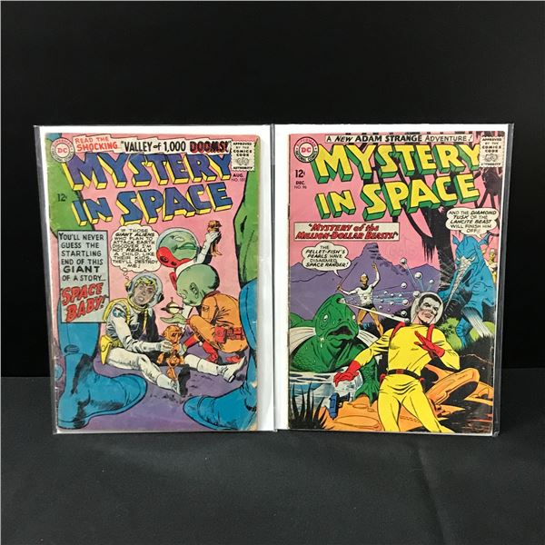 LOT OF 2 MYSTERY IN SPACE COMICS - DC COMICS