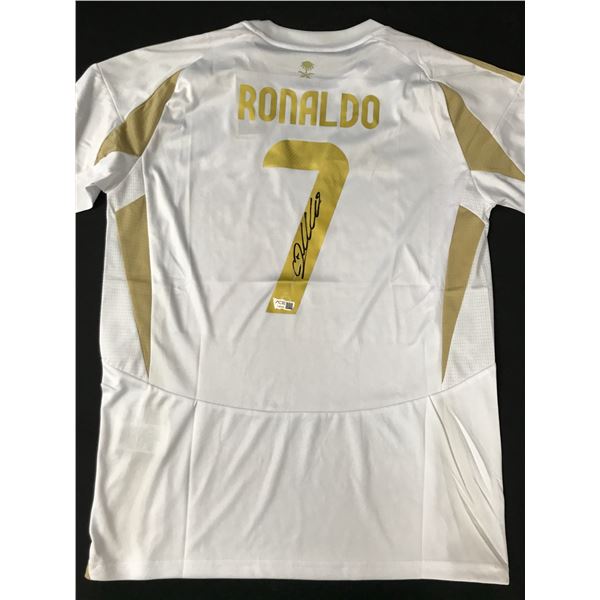 CRISTIANO RONALDO SIGNED JERSEY - ACE COA