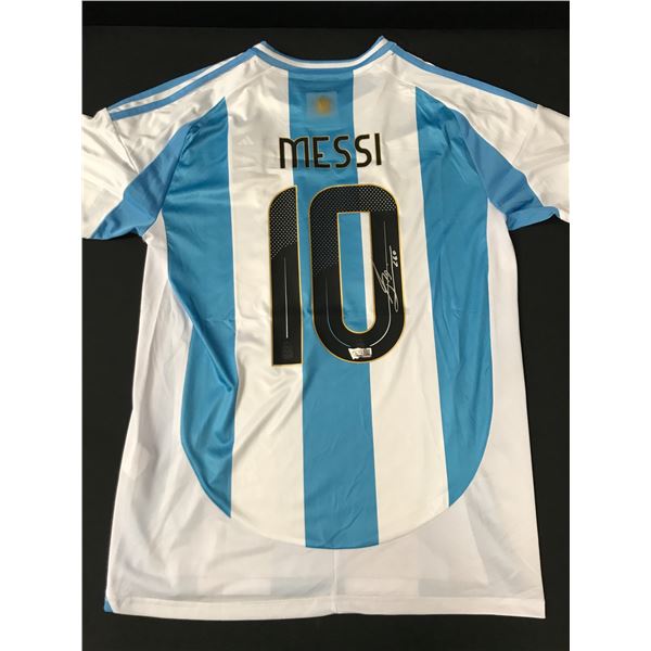 LIONEL MESSI SIGNED JERSEY - ACE COA