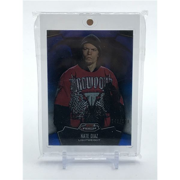 2012 TOPPS FINEST NATE DIAZ UFC TRADING CARD 142/199