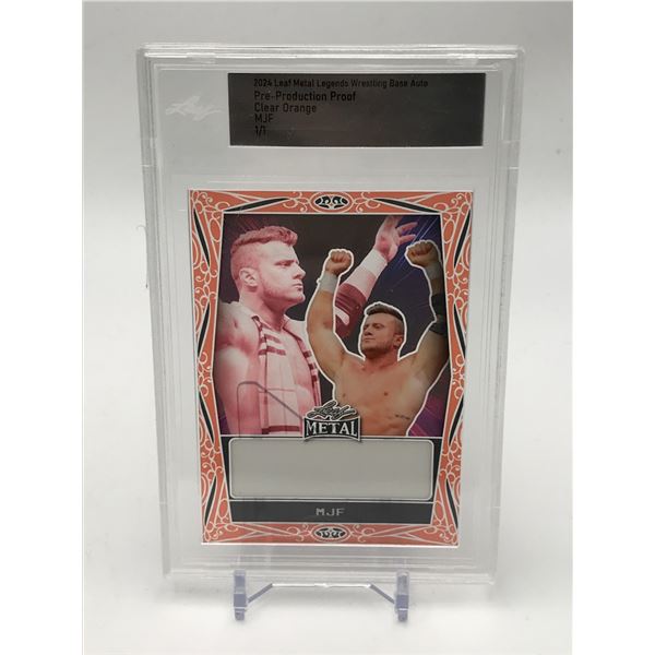 2024 LEAF LEGENDS OF WRESTLING MJF 1/1 TRADING CARD
