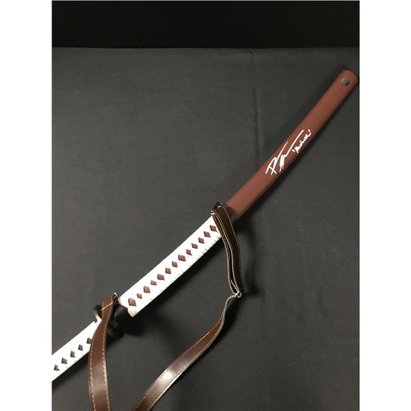 DANAI GUERRERA SIGNED MICHONE WALKING DEAD SAMURAI SWORD