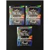 Image 1 : LOT OF 3 2024 LEAF METAL SIGNATURE SERIES MULTI SPORT PROOF SEALED PACKS