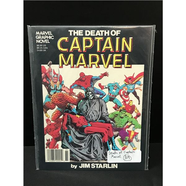 MARVEL COMICS THE DEATH OF CAPTAIN MARVEL