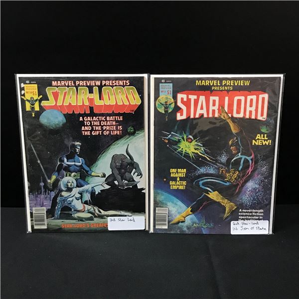 LOT OF 2 STAR-LORD COMICS (MARVEL COMICS)_