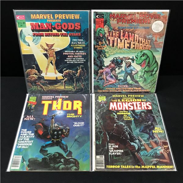 LOT OF 4 COMICS VARIOUS TITLES