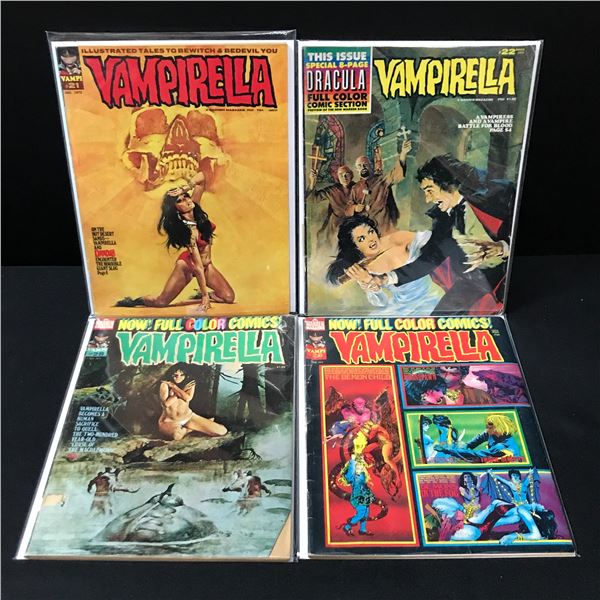 LOT OF 4 VAMPIRELLA COMICS