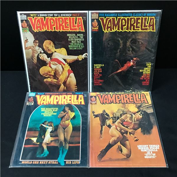 LOT OF 4 VAMPIRELLA COMICS