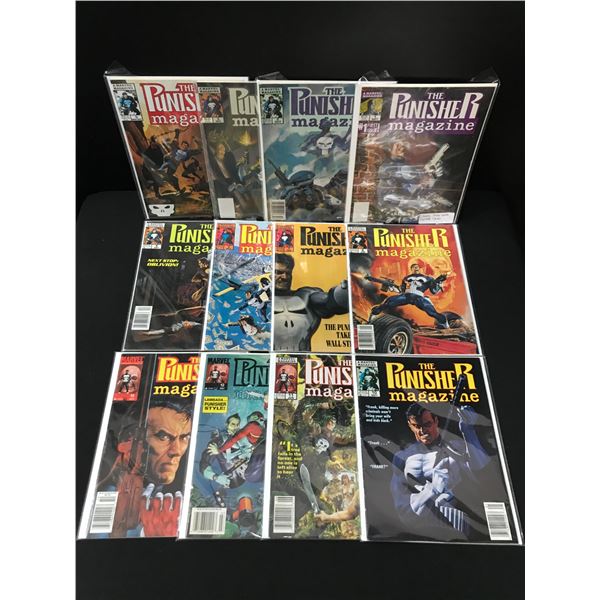 LOT OF 12 PUNISHER COMICS (MARVEL COMICS)