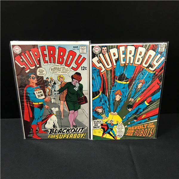 LOT OF 2 SUPERBOY COMICS #154-155 - DC COMICS