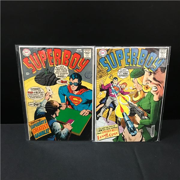 LOT OF 2 SUPERBOY COMICS #148-149 - DC COMICS