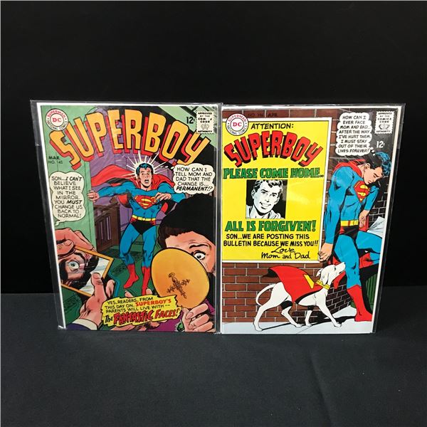 LOT OF 2 SUPERBOY COMICS #145-146 - DC COMICS