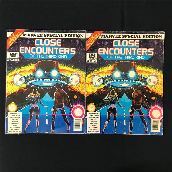 LOT OF 2 CLOSE ENCOUNTERS OF THE THIRD KIND MARVEL COMICS