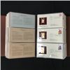 Image 2 : GOLDEN REPLICAS OF UNITED STATES STAMPS - 72 FIRST DAY STAMPS