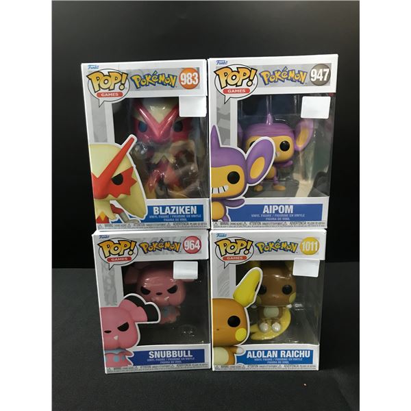 LOT OF 4 POKEMON FUNKO POPS