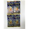 LOT OF 4 SEALED POKEMON TRADING CARDS