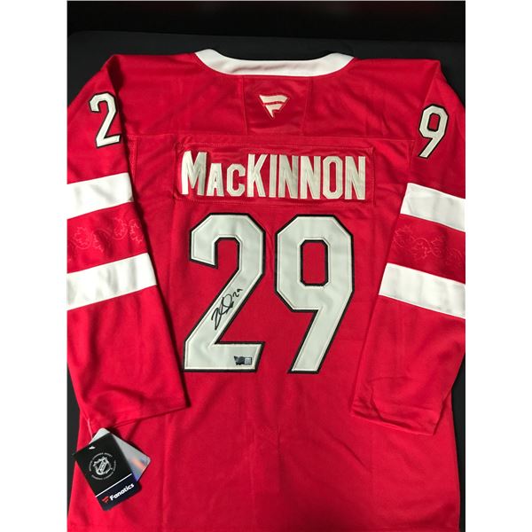 NATHAN MACKINNON SIGNED TEAM CANADA HOCKEY JERSEY - ACE COA