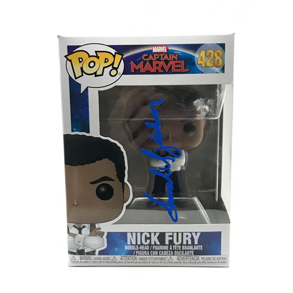 SAMUEL L JACKSON SIGNED NICK FURY FUNKO POP - KB COA