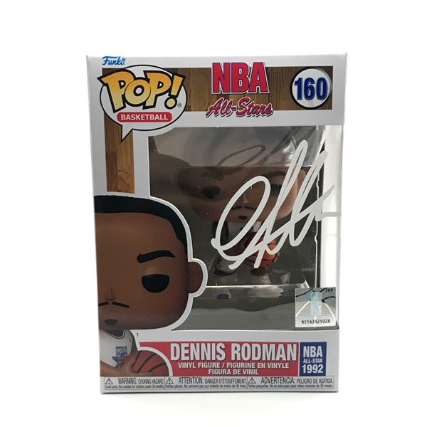 DENNIS RODMAN SIGNED FUNKO POP - KB COA
