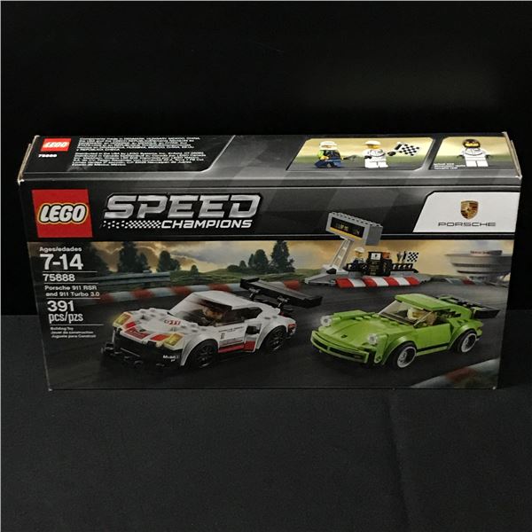 LEGO SPEED CHAMPIONS #75888 PORSHE 911 RSR AND 911 TURBO 3.0 IN BOX - RETIRED