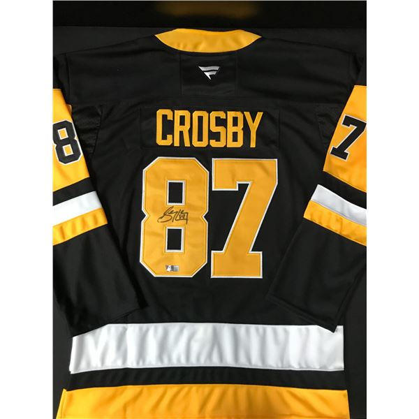 SIDNEY CROSBY SIGNED PITTSBURGH PENGUINS JERSEY - ACE COA