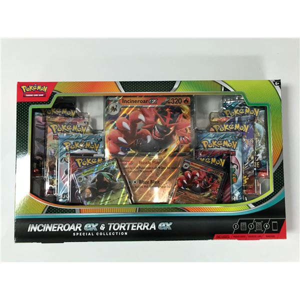 POKEMON TCG INCINEROAR EX & TORTERRA EX SPECIAL COLLECTION SEALED BOX