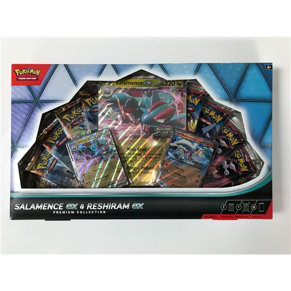 POKEMON TCG SALAMENCE EX & RESHIRAM EX PREMIUM COLLECTION SEALED BOX