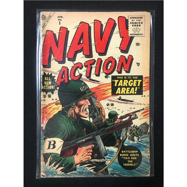 NAVY ACTION #5 - ATLAS COMICS