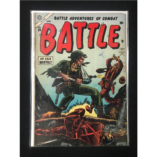 BATTLE #28 - ATLAS COMICS