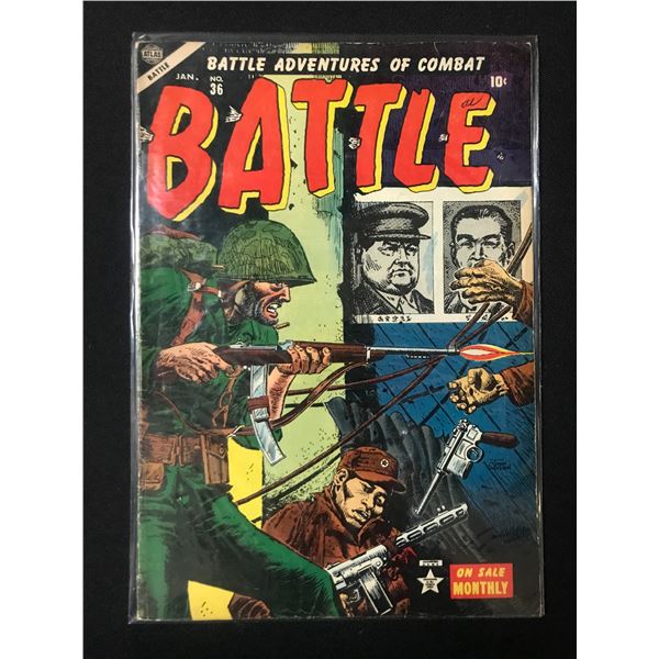 BATTLE #36 - ATLAS COMICS