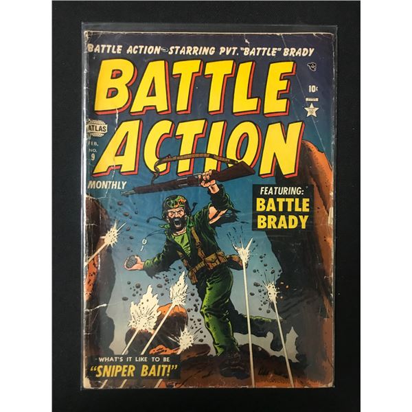 BATTLE ACTION #9 - ATLAS COMICS