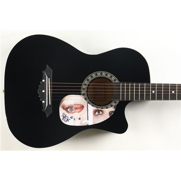 LADY GAGA SIGNED ACOUSTIC GUITAR - JSA COA