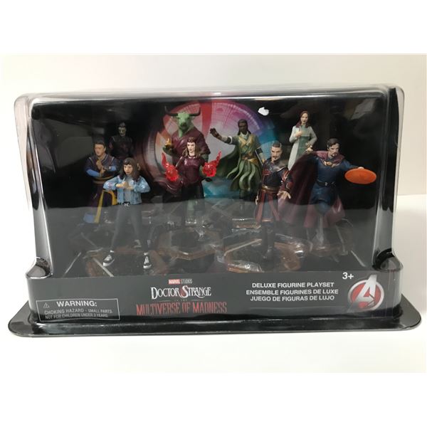 DOCTOR STRANGE MULTIVERSE OF MADNESS DELUXE FIGURINE SET IN ORIGINAL PACKAGING